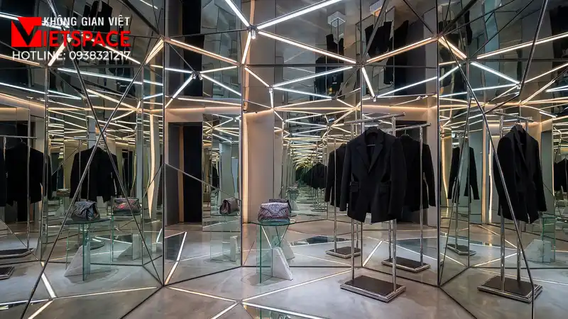 thiết kế cửa hàng thời trang mirror dimension _4