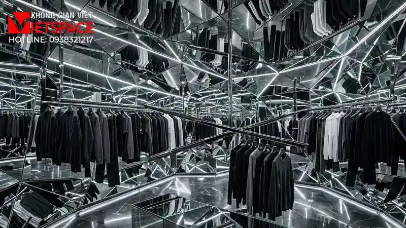 thiết kế cửa hàng thời trang mirror dimension _9