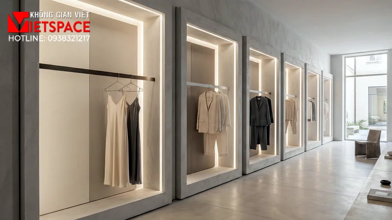 thiết kế cửa hàng thời trang neutral frame _13