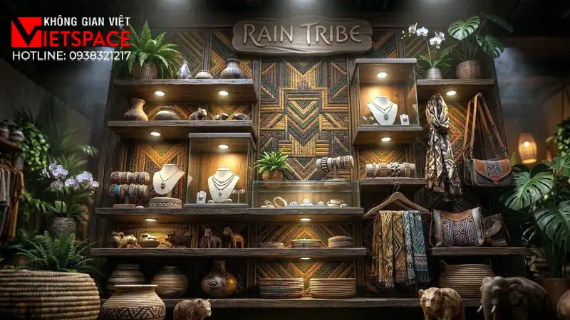 thiết kế cửa hàng thời trang rain tribe _4