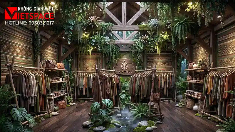 thiết kế cửa hàng thời trang rain tribe _10