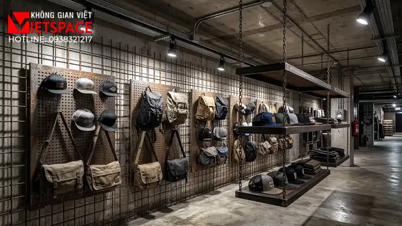 thiết kế cửa hàng thời trang underground frame _3