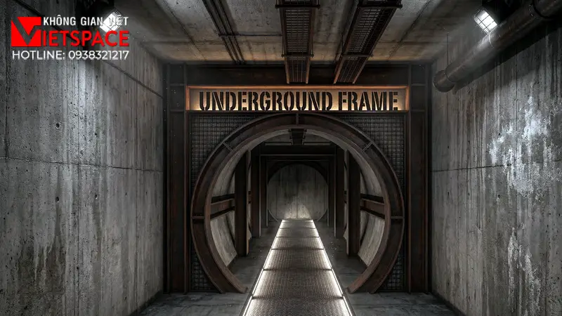 thiết kế cửa hàng thời trang underground frame _9