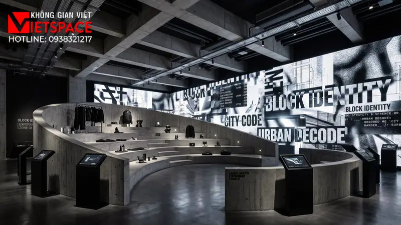 thiết kế cửa hàng thời trang block identity _5