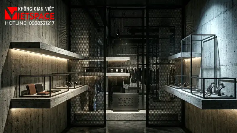 thiết kế cửa hàng thời trang block identity _7