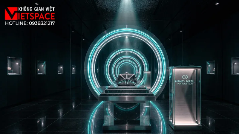 thiết kế cửa hàng thời trang infinity portal _3
