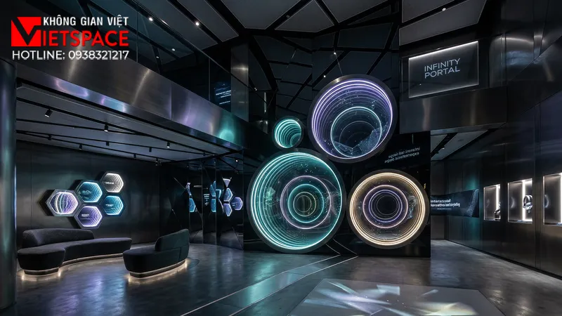 thiết kế cửa hàng thời trang infinity portal _5