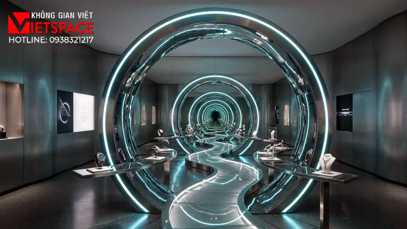 thiết kế cửa hàng thời trang infinity portal _7