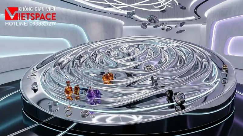 thiết kế cửa hàng thời trang mirror flow _10