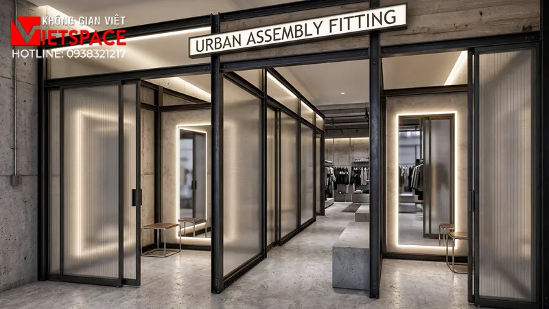 thiết kế cửa hàng thời trang urban assembly _7
