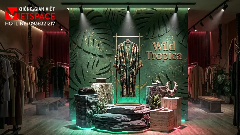 thiết kế cửa hàng thời trang wild tropica _4