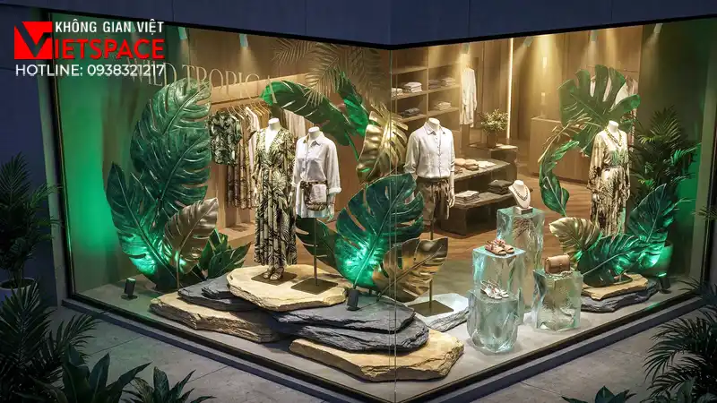 thiết kế cửa hàng thời trang wild tropica _6
