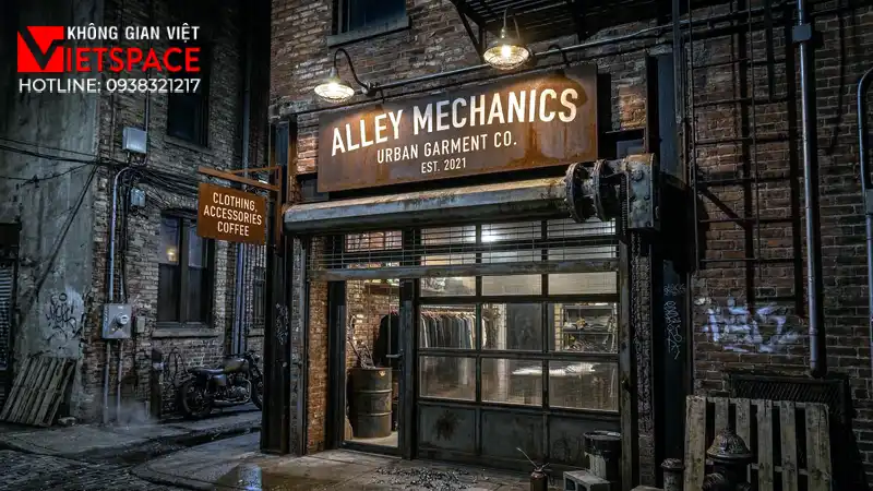thiết kế cửa hàng thời trang alley mechanics _2