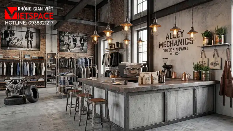 thiết kế cửa hàng thời trang alley mechanics _9