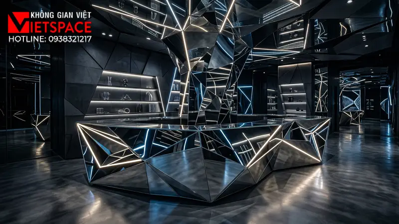 thiết kế cửa hàng thời trang endless illusion _14