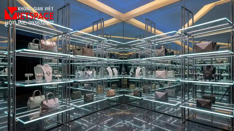 thiết kế cửa hàng thời trang reflective fashion _7
