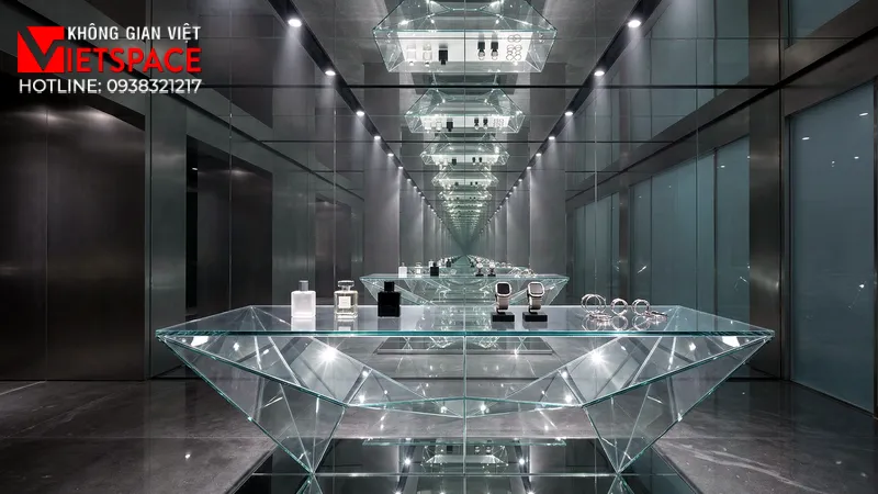thiết kế cửa hàng thời trang reflective fashion _8