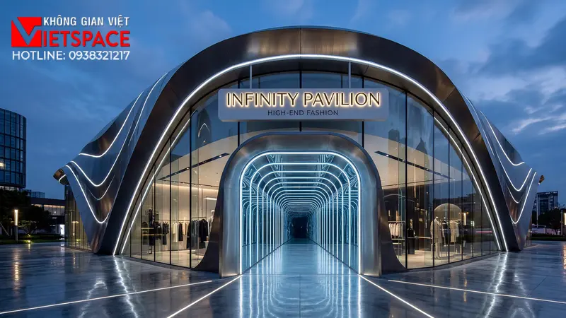 thiết kế cửa hàng thời trang infinity pavilion _1