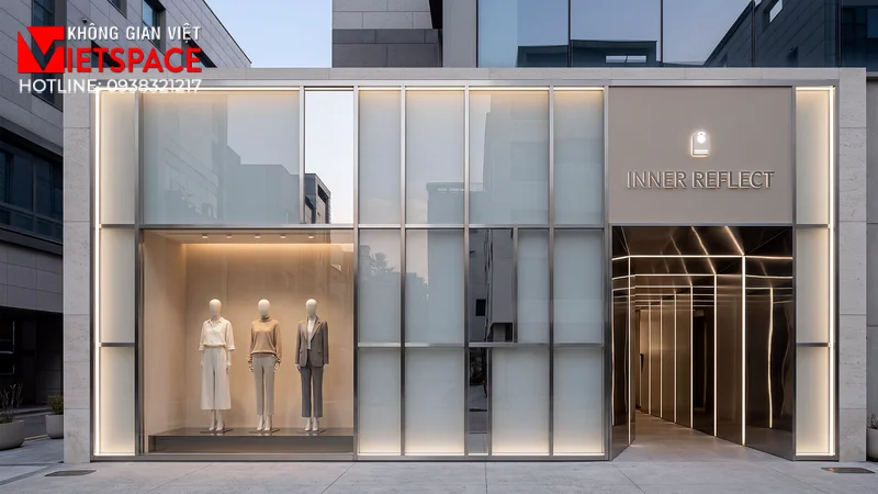 thiết kế cửa hàng thời trang inner reflect _1