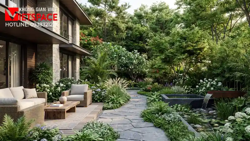 thiết kế biệt thự hiện đại xu hướng vật liệu xanh 2026 _10