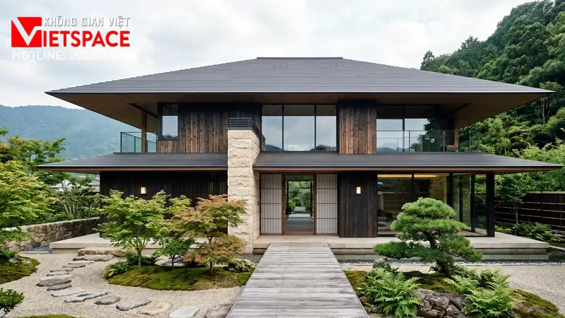 biệt thự mái nhật _2