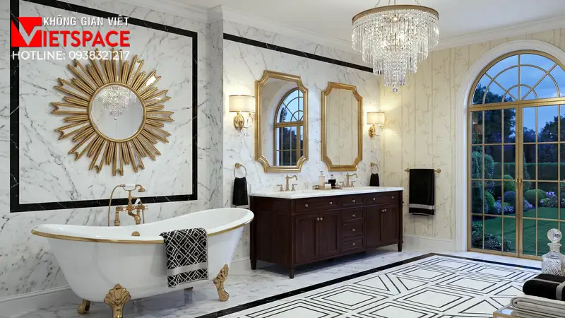 biệt thự phong cách hollywood regency _7