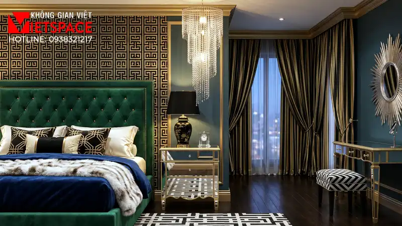 biệt thự phong cách hollywood regency _12