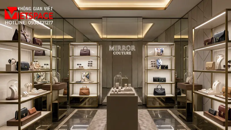 thiết kế cửa hàng thời trang mirror couture _4