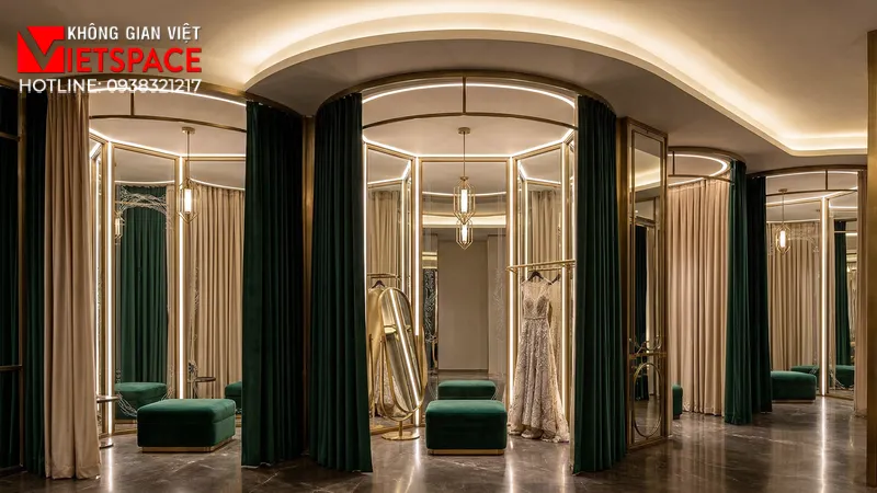 thiết kế cửa hàng thời trang mirror couture _7