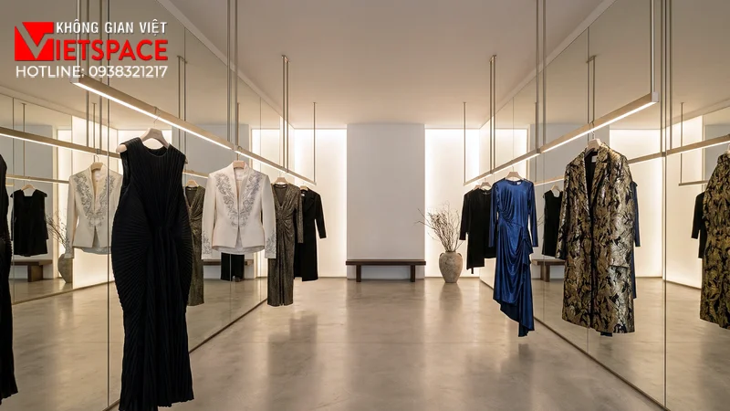 thiết kế cửa hàng thời trang mirror couture _11
