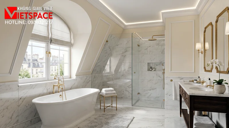 biệt thự mái mansard _6