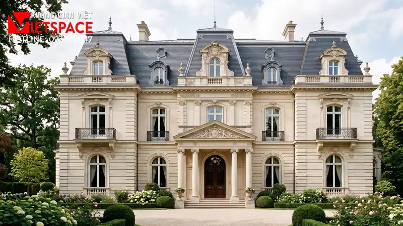 biệt thự mái mansard _1