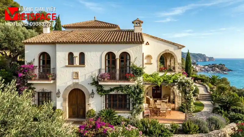 thiết kế biệt thự địa trung hải phóng khoáng và rực rỡ _1