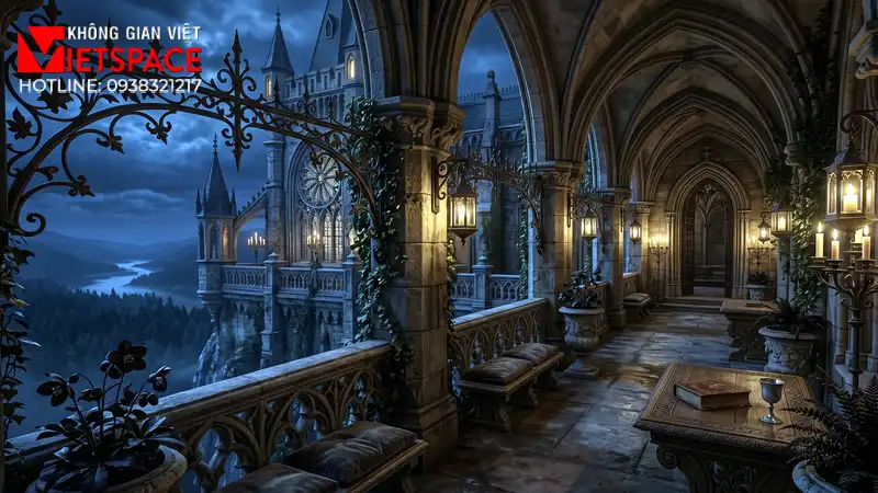 thiết kế biệt thự phong cách gothic _6