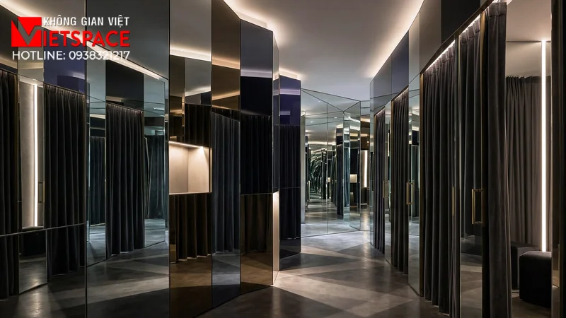 thiết kế cửa hàng thời trang mirror identity _10