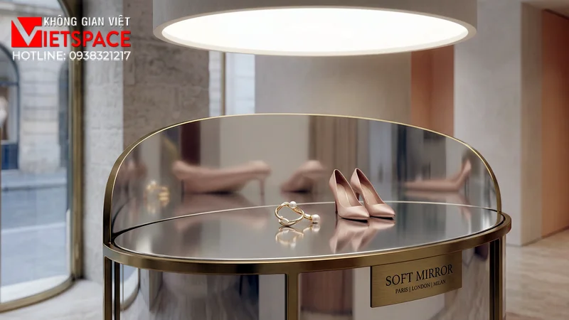 thiết kế cửa hàng thời trang soft mirror _4