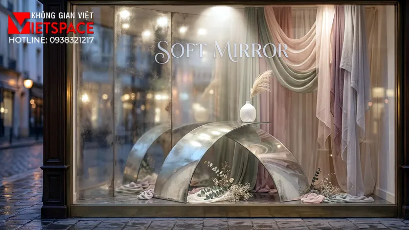thiết kế cửa hàng thời trang soft mirror _3