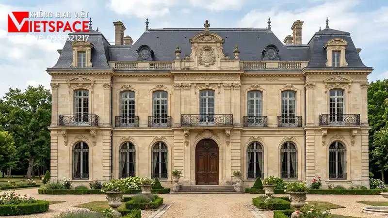 phong cách biệt thự kiểu pháp vẻ đẹp vượt thời gian _2