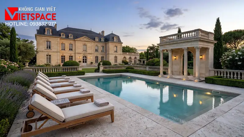 phong cách biệt thự kiểu pháp vẻ đẹp vượt thời gian _9