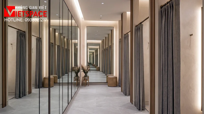 thiết kế cửa hàng thời trang reflective style _6