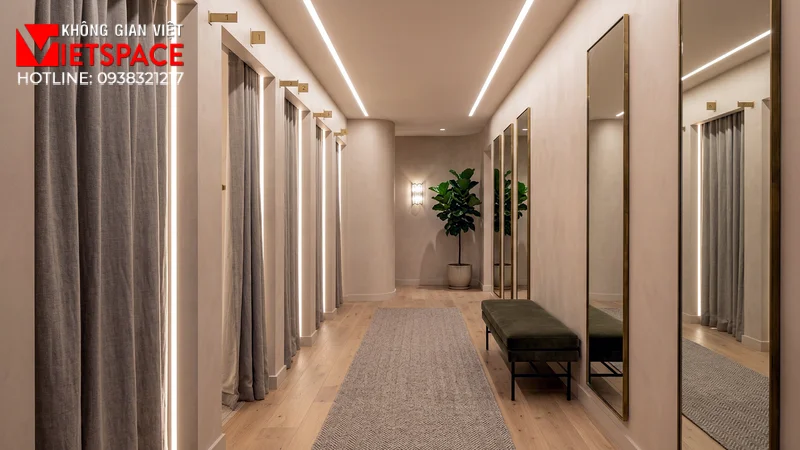 thiết kế cửa hàng thời trang reflective style _9