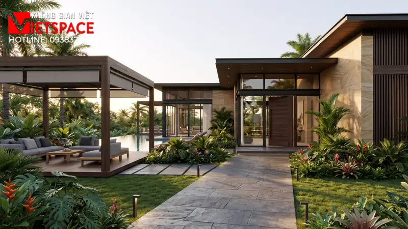 thiết kế biệt thự sân vườn _6