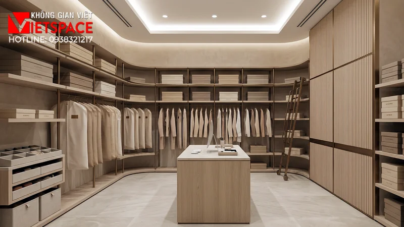 thiết kế cửa hàng thời trang nude silence _4