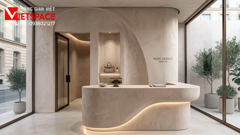 thiết kế cửa hàng thời trang nude silence _7