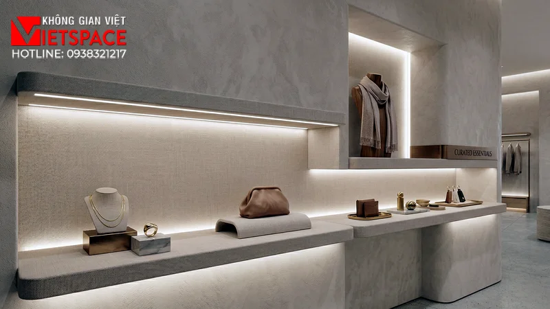 thiết kế cửa hàng thời trang nude silence _10