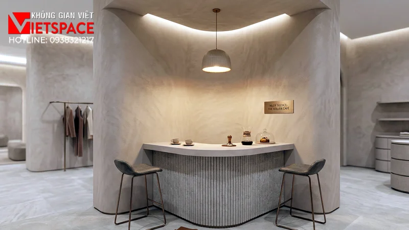 thiết kế cửa hàng thời trang nude silence _11
