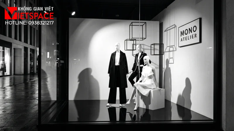 thiết kế cửa hàng thời trang mono atelier _4