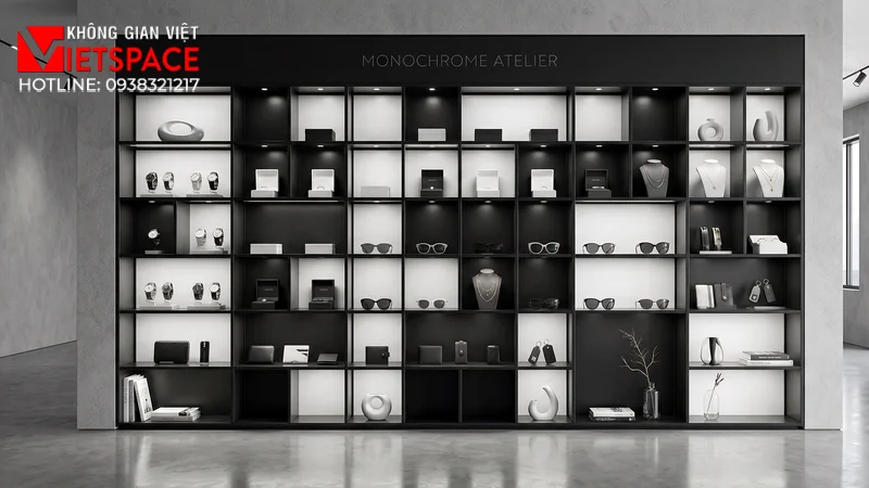 thiết kế cửa hàng thời trang mono atelier _3