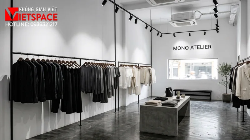 thiết kế cửa hàng thời trang mono atelier _10
