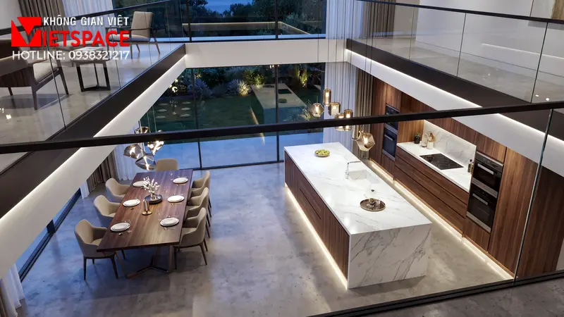 biệt thự có gác lửng _3